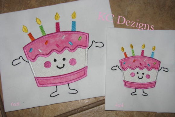 Cute Birthday Cupcake Character for Festive Projects