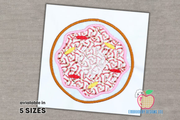 Delicious Doughnut Applique: A Sweet Addition