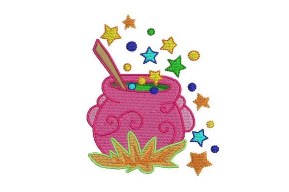 Enchanting Magic Cacerole for Festive Embroidery
