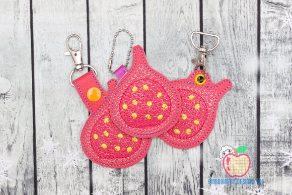 Fig Fruit Keychain: A Festive and Charming Addition