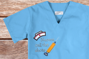 Nurses Call the Shots: A Fun Applique Design