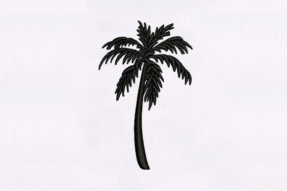 Stunning Palm Tree: A Perfect Embroidery Design